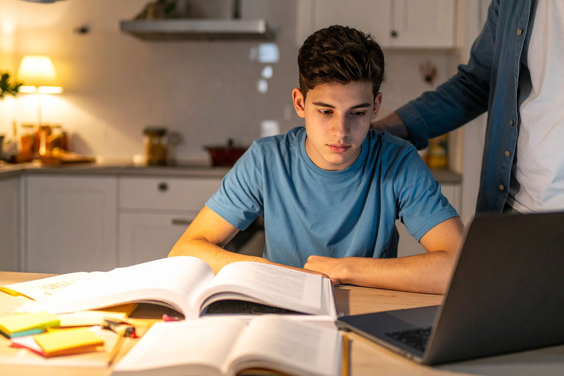 Jongere die worstelt met emoties